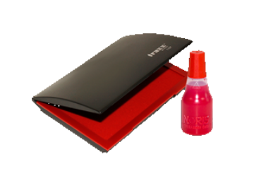 Imagen de Kit de tintas y sellos - rojo