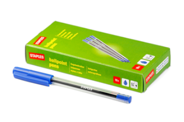 Imagen de Bolígrafo - Grapas - Azul - Paquete de 10