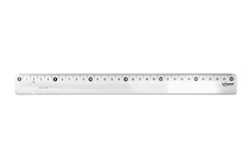 Imagen de Regla de plástico 30cm transparente